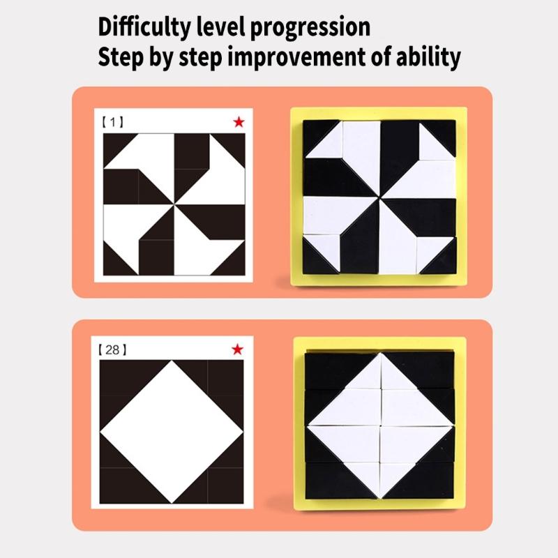 3D Logical Puzzle Block Toy For Kids Cognitive Development Space Training Exercises Puzzle Toy Early Educational Toy