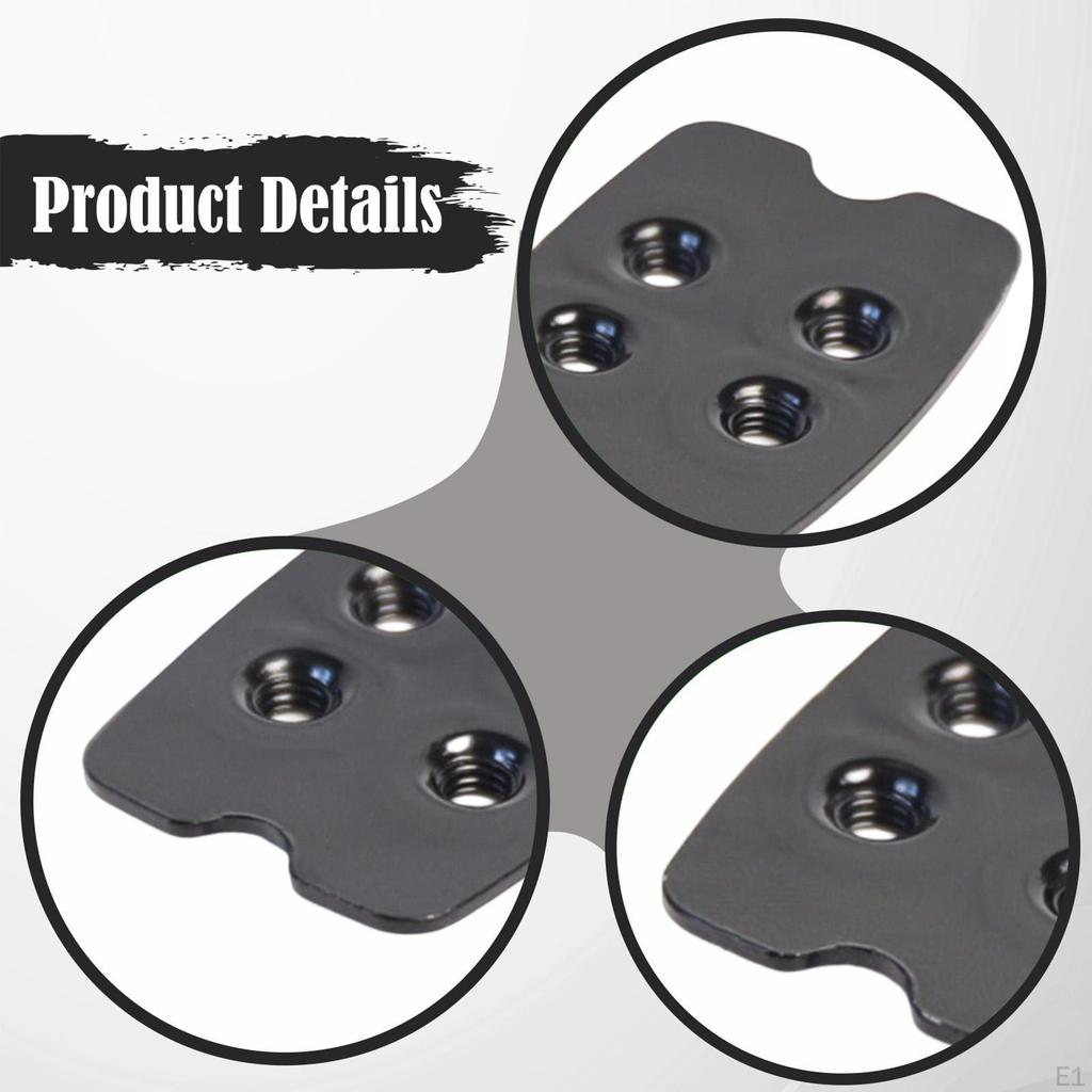 2 Stück Fahrradschuhplatten Klickpedale Mountainbike Pedal Rutschfest zur Reparatur