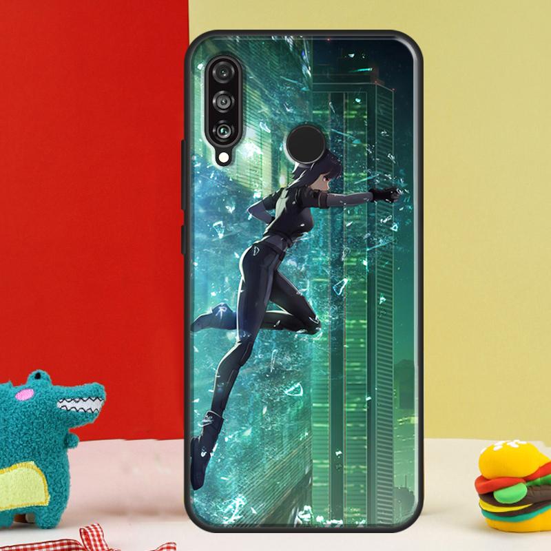 Ghost in the Shell Anime For Huawei Nova 12s 12i 11i 8i 9 10 SE Y91 Y90 Y60 Y70 Y72 Y61 P20 P40 P30 Lite P60 Pro Case