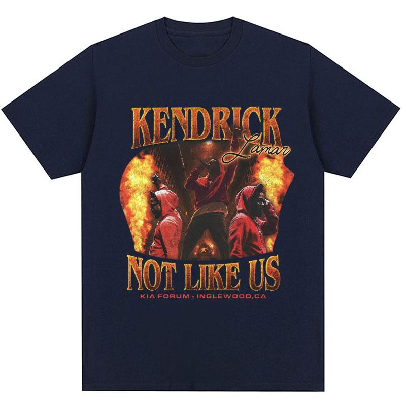 Kendrick Lamar Not Like Us Tshirt Fashion Unisex Unisex Harajuku Vintage Style Tshirt Cotton Oversized Hip Hop T Shirts Streetwear