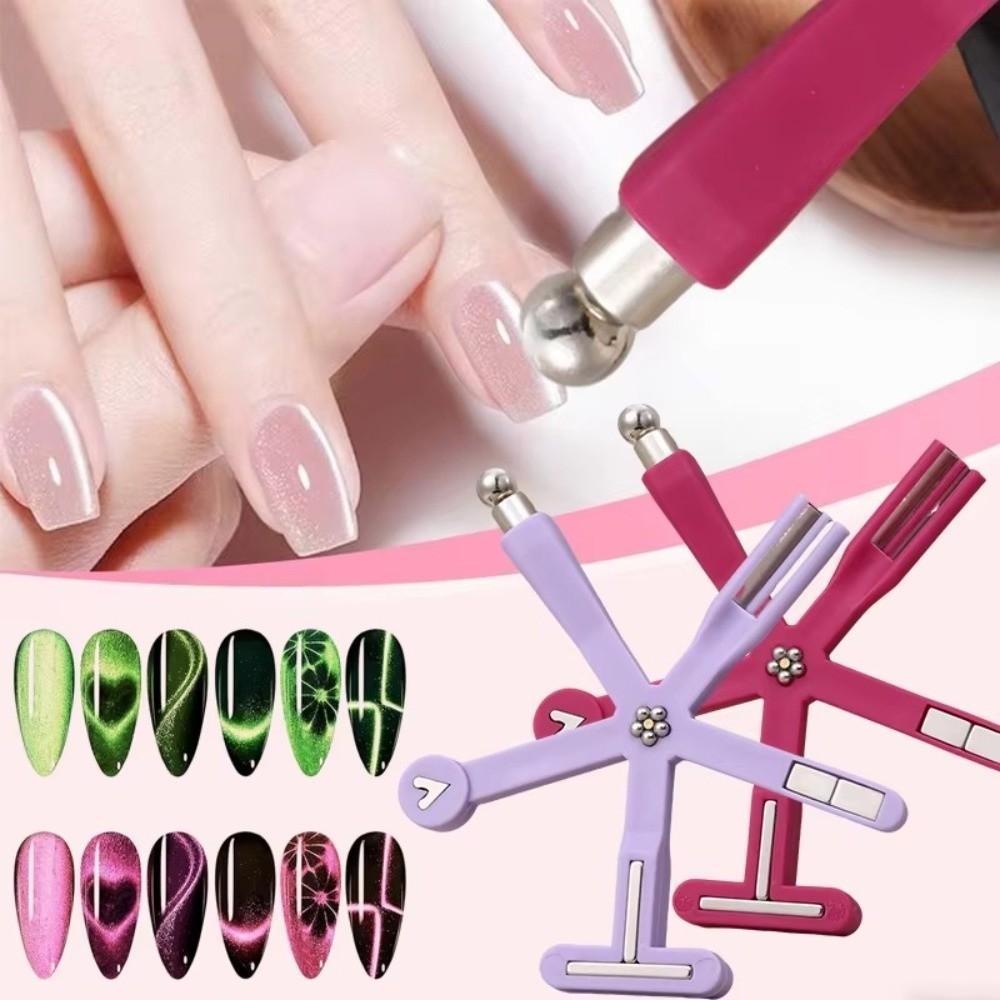 Gifts 8-in-1 Cat Eye Nail Art Stick Starfish DIY Cat Eye Magnetic Nail Art Tool Love Moon Daisy Nail Art Magnetic Pen