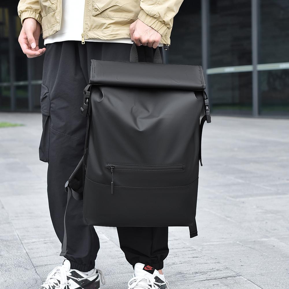 Men's Business Backpack, Large Capacity Simple And Durable Oxford Cloth Men's Casual Shoulder Bag, Travel, Commuting, School