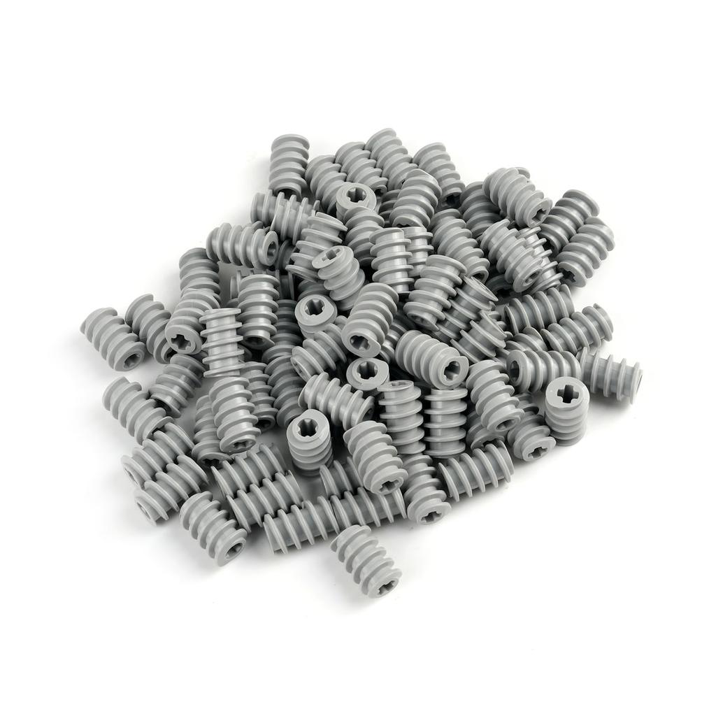 10PCS/30PCS/50PCS Plastic Helical Gear 1x2 Worm Technology Building Blocks Parts 4716 Assembly MOC Bricks DIY Toys Accessories
