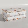 Large Capacity Household Clothes Organizer Dustproof Waterproof Transparent Quilt Bag New Printed Three-Dimensional Storage Bag