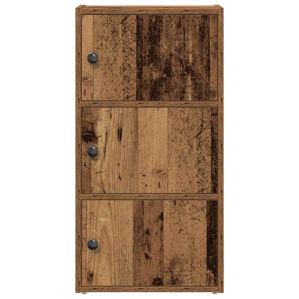 Bookshelf Reclaimed Wood Look 40x24x77 Cm Engineered Wood