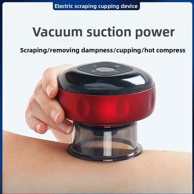 Electric Cupping Device Portable Vacuum Scraping Machine Wireless Charging Large Suction Hot Compress Operator Hand Acupoint Scraping Instrument