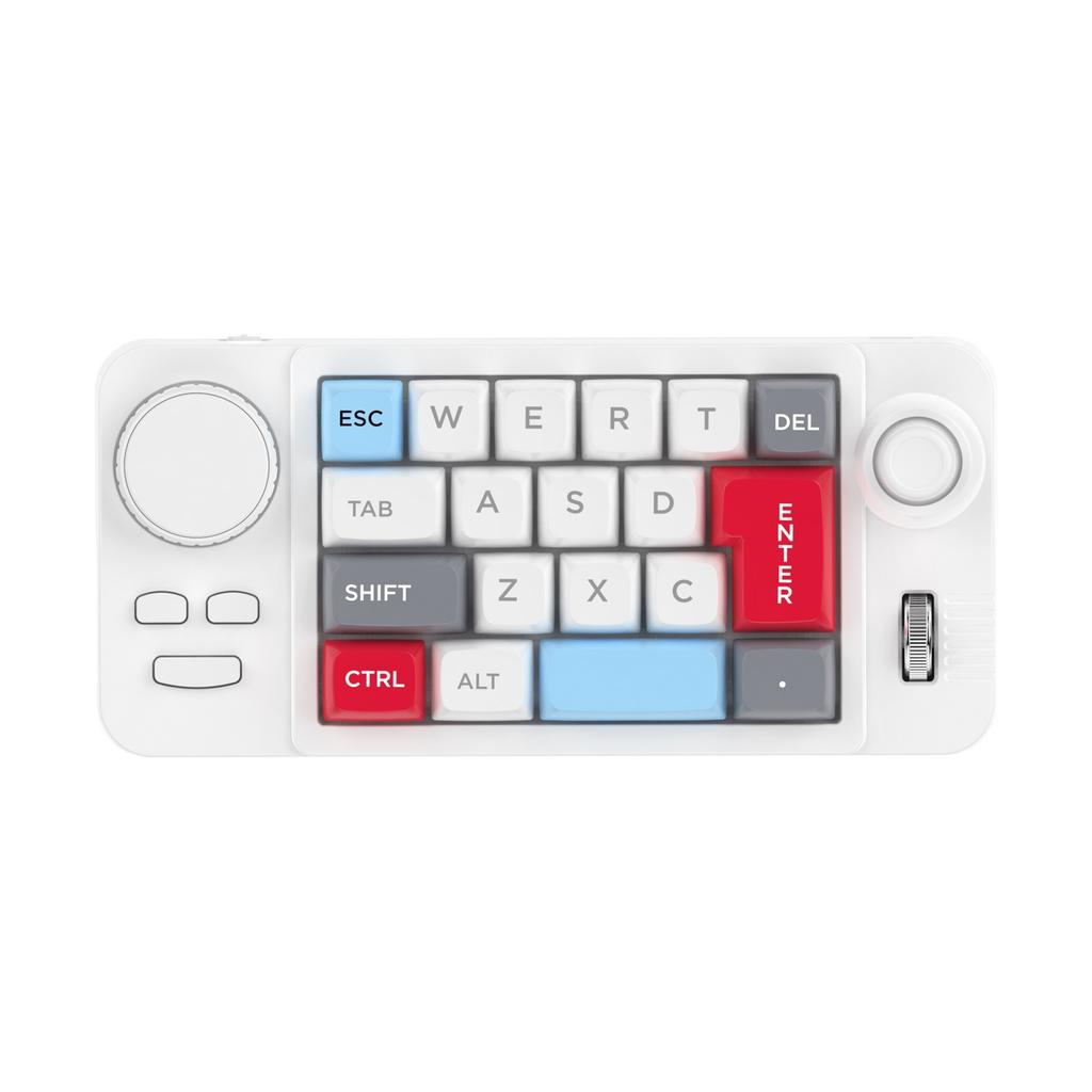 RGB Hot Swap Wired Mechanical Gaming Keyboard with Volume Scroll Jostic Backlit 19Keys Programmer Keypad for Computer Laptop