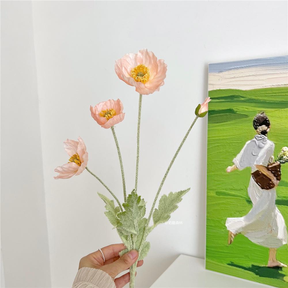 

2 шт. искусственных цветов для фотосъемки, букет цветов для украшения гостиной, столовой, внутреннего и наружного декора 2pcs золотой