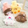 Removable Cartoon Warm Water Bag Cute Hand Warmers Warming Products Water-filling Bottle  Belly