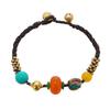 Original design woven Tibetan yellow honey bracelet men's and women's personalized Tibetan bracelet Nepalese style accessories