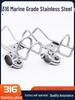 Marine 316 Stainless Steel Trolling Rod Holder - Yacht & Sea Fishing Tackle Accessory