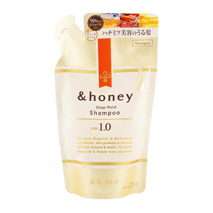 &honey Deep Moist Shampoo 1.0 Увлажняющий шампунь для сухих волос, 350 мл