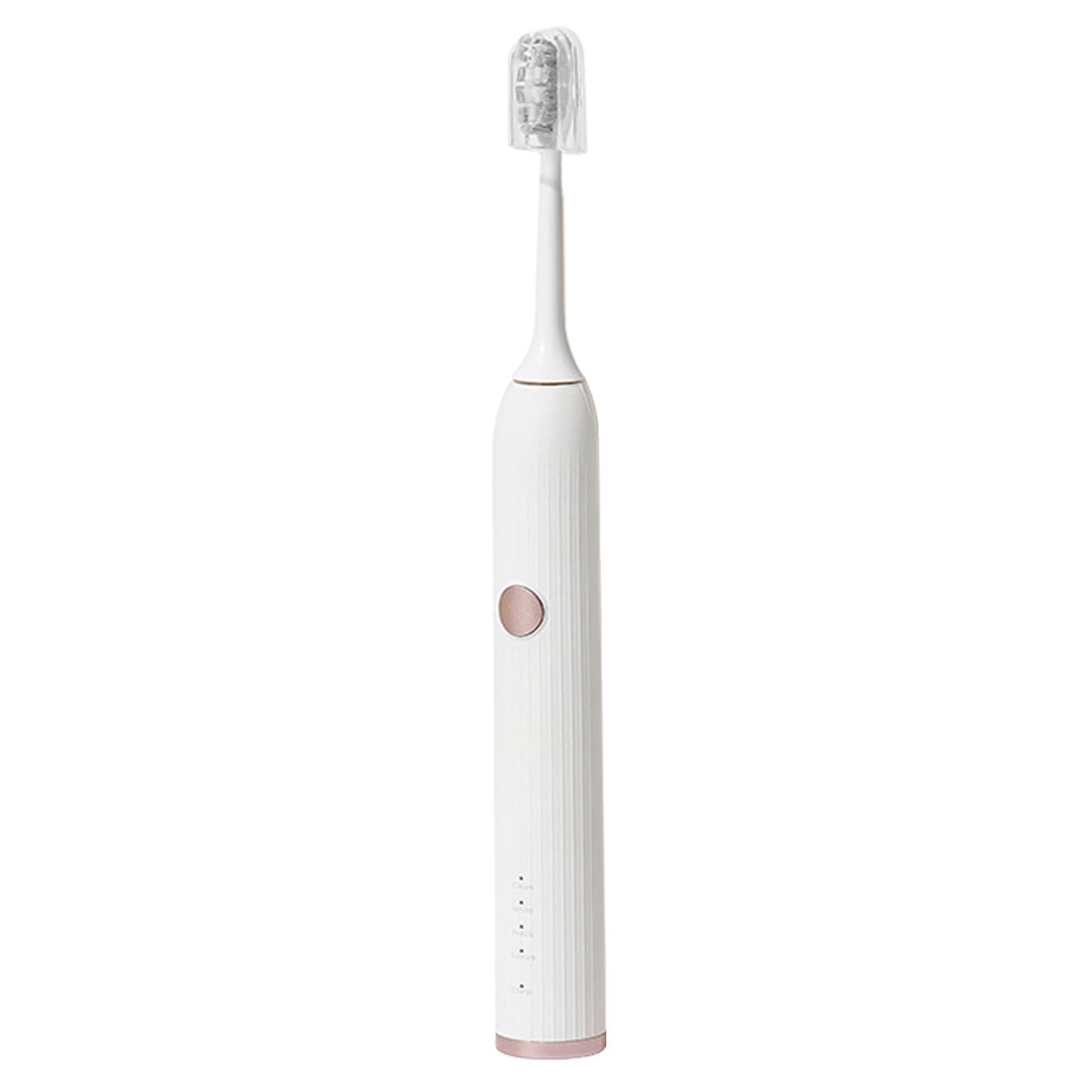 Electric Toothbrush Soft Waterproof Efficient Cleaning USB Rechargeable for Home Travel