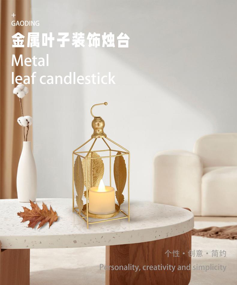 Metal Candle Stick Holder Hanging Birdcage Tealight Lantern Hollow Candle Holders for Table Valentine Patio Indoor Outdoor Gifts