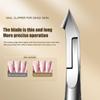 2in1 Nail Cuticle Nipper Stainless Steel Precision Dead Skin Remover Manicure Scissors for Salon and Personal Care