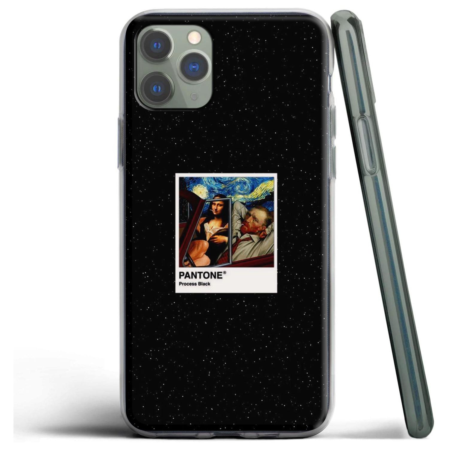 

Эстетический силиконовый чехол Van Gogh Pantone для Apple iPhone 12 Mini 11 Pro SE XS X XR Max 8 7 6S 6 Plus 5S for Iphone Xs Max военно-воздушные силы синий