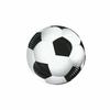 White Football Party Supplies: Disposable Tableware Set with Plates, Cups, and Napkins for Boys' Birthday