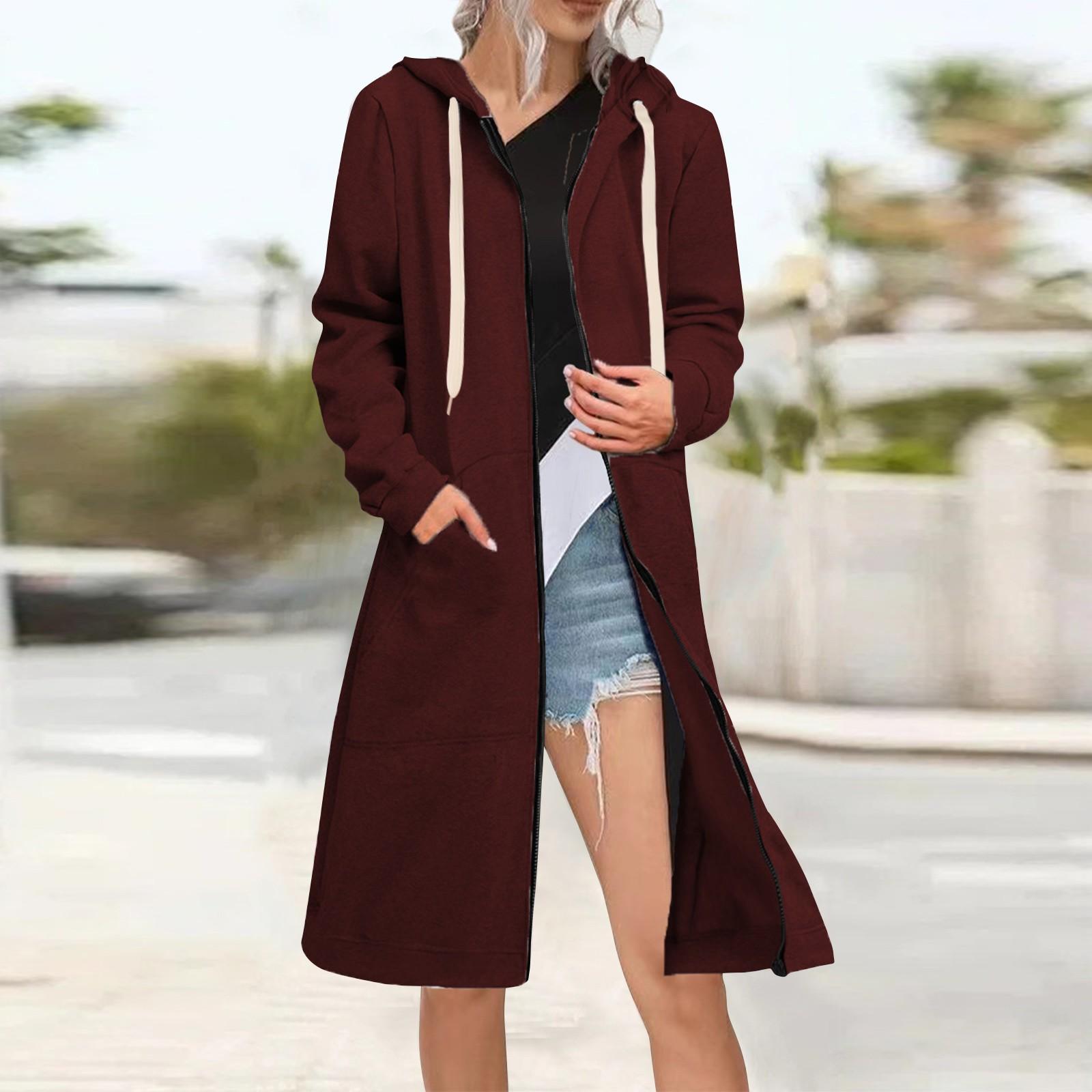 

Женская модная свободная куртка на молнии, кардиган, утепленная толстовка XL