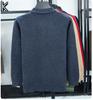 Men's Autumn/Winter Business Casual Loose Knit Sweater with Thickened Lapel