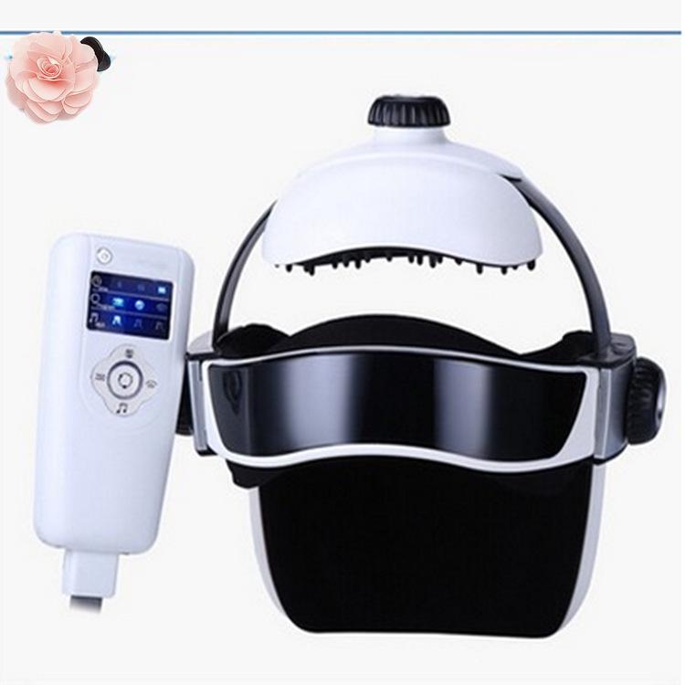 Electric Pneumatic Head Massager with Music Therapy English Packaging [EU Plug, US/UK Plug Optional]