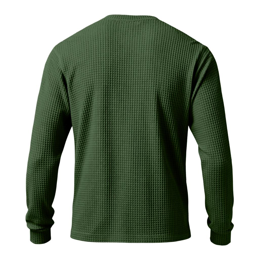 Men's Knit Casual Collar Pullover - Long Sleeve Daily Wear