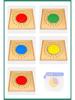 Montessori Math Fraction Puzzle Board for Early Education Kids