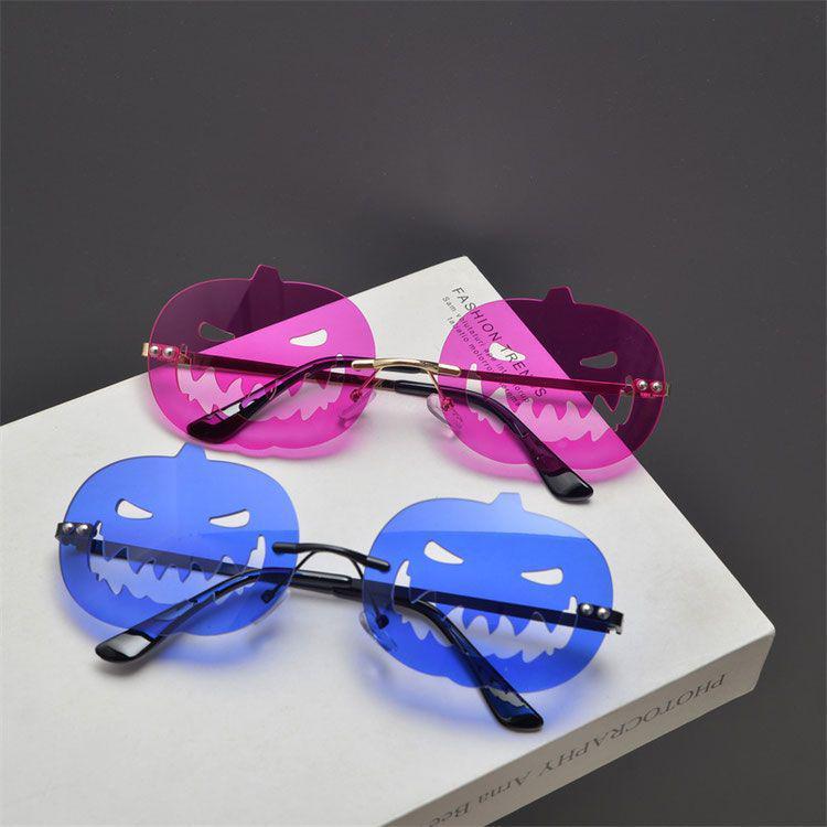 Halloween Pumpkin Glasses: Celebrity Cosplay Funny Sunglasses for Couples