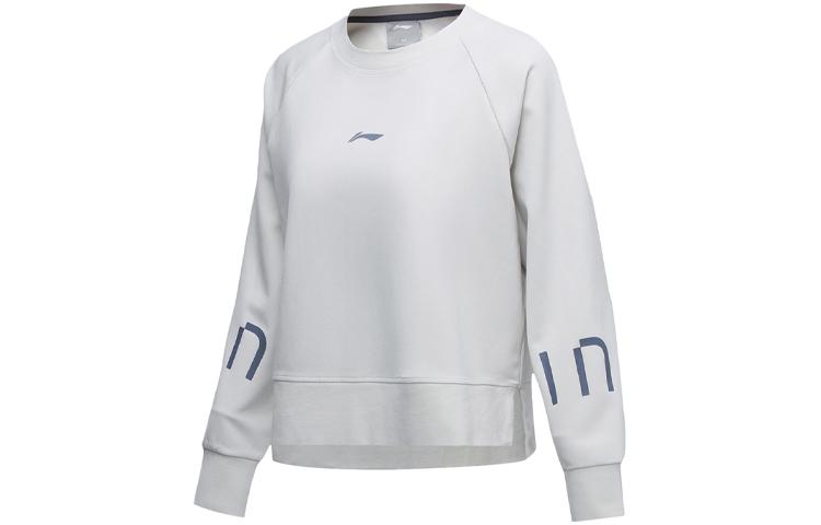 Li Ning Sweatshirts Women s Light Lime Crew Neck Moderate Regular AWDR034-3 XXL