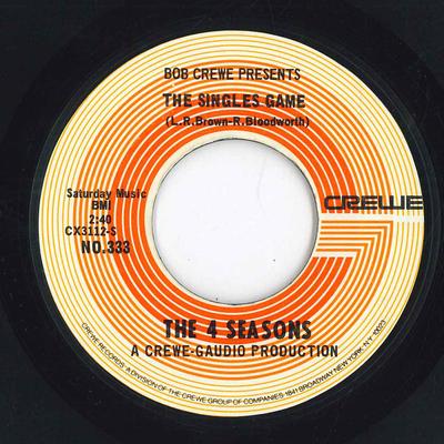7inch Record 4 SEASONS  And That Reminds Me My Heart Remin 333 CREWE 1969 US Pop Used