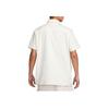 Nike Solid Color Logo Pocket Button-Down Short Sleeve Jacket Men Jacket White DX3341-030