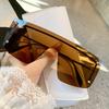 Metal Rim Square Sunglasses For Men Women With Uv400 Protection For Outdoor Fashion And Driving