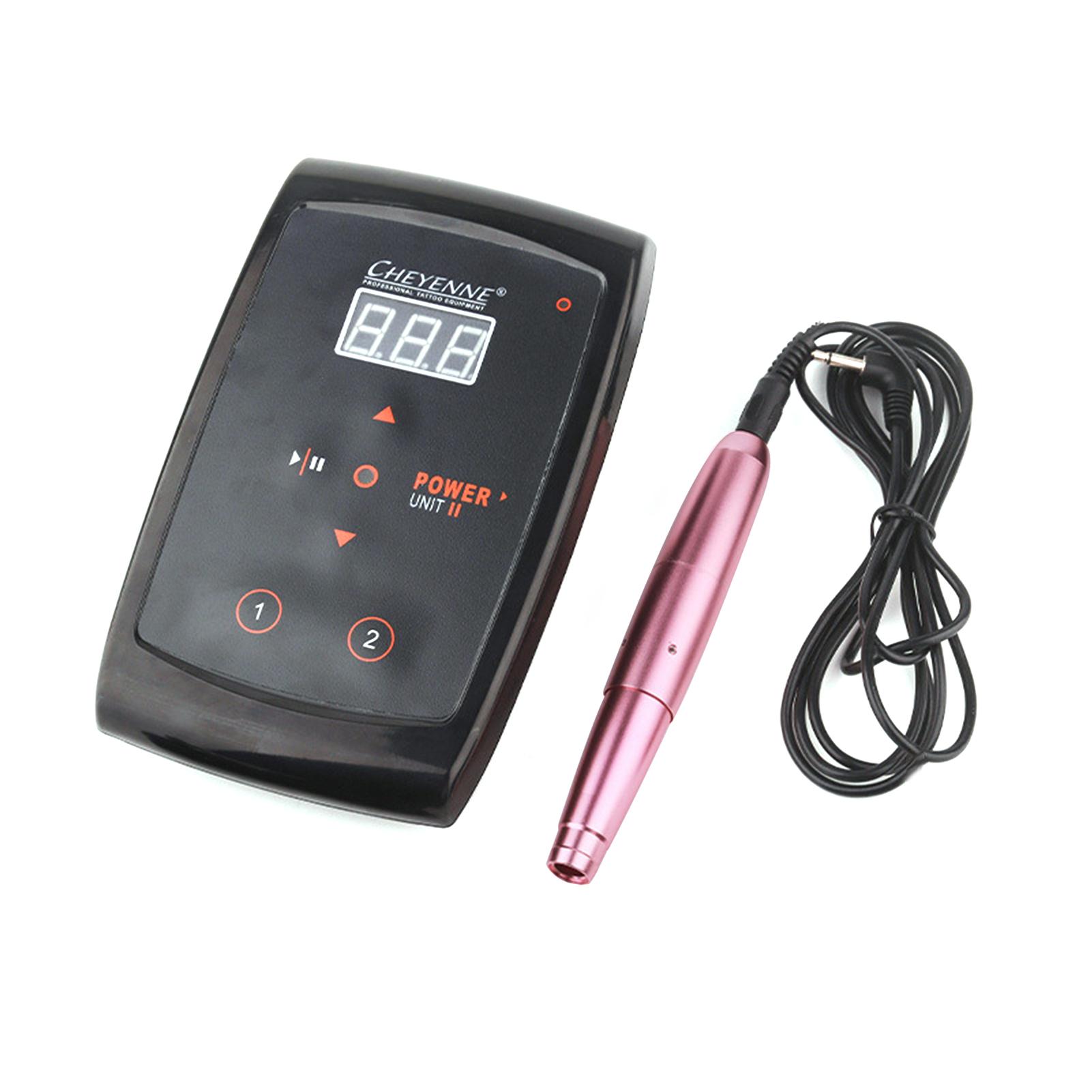 

Профессиональный набор машин для татуировки бровей, линия губ, линия глаз, ручка для татуировки, мотор, машина для татуировки бровей EU Plug розовый