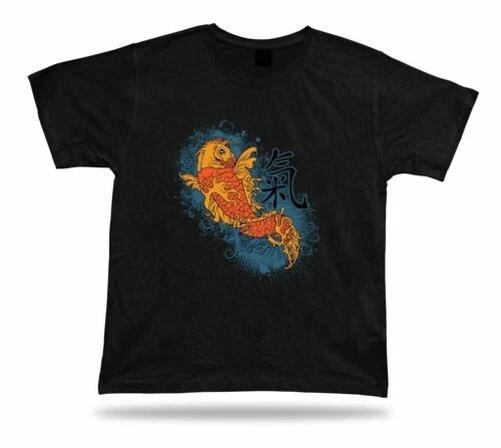 Koi Fish Symbol Lucky Strenght awesome cool t shirt tee design birthday gift XL