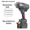 3000N High Torque Brushless Lithium Battery Impact Wrench for Auto and Carpentry Repair, Rechargeable with Socket Compatibility.