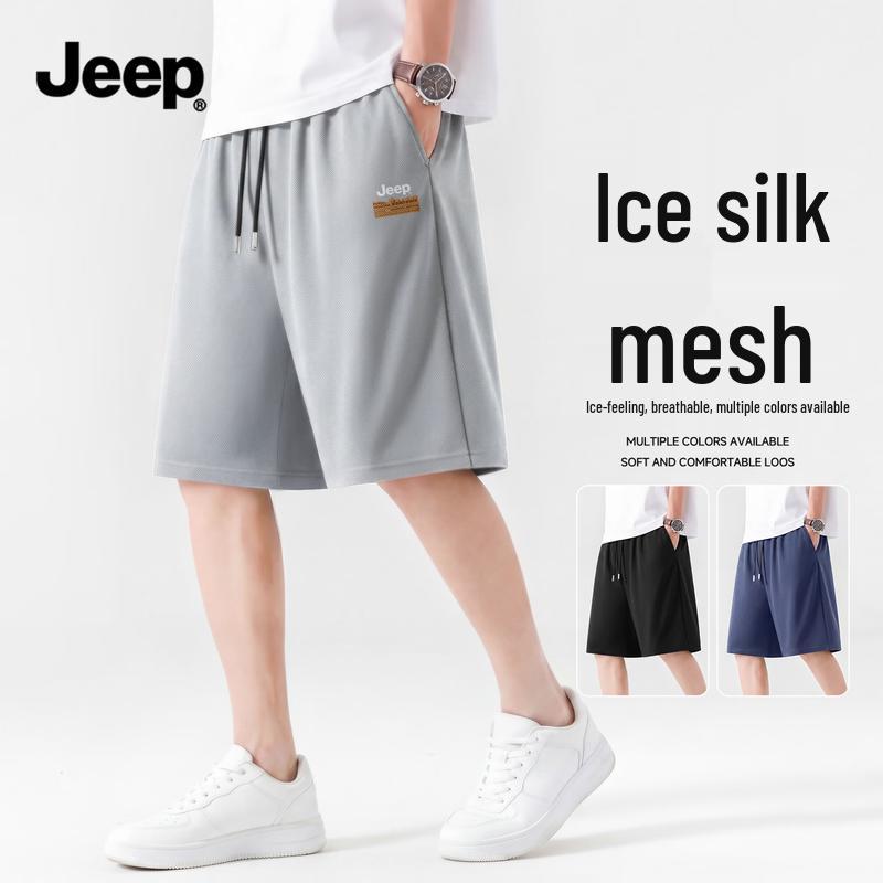 

JEEP Men s Summer Quick-Dry Mesh Sports Shorts XL