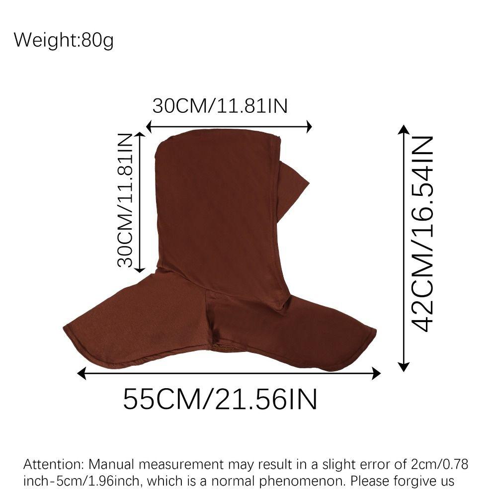 Elastic Sun Protection Hat All-in-one Wide Brim Hat Durable Neck Cover Hat