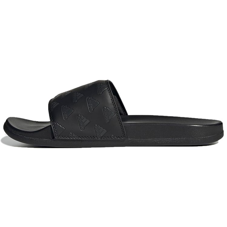 Adidas Adilette Comfort Slide Repeat Logo - Black Men Sneakers Core-Black Carbon GV9736
