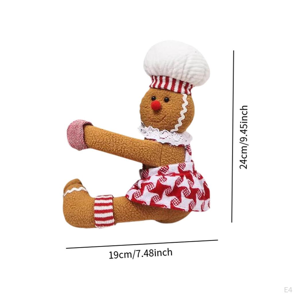 Christmas Tree Topper Xmas Tree, Decoration Hugger Decor Ornaments Sculpture Plush Stuffed for