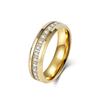 Luxury Minimalist Tungsten Steel Ring – Full Circle Diamond-Cut Wedding Band, Unisex Couple Rings, Modern & Durable Jewelry for Men and Women.