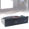 Fast Speed USB3.2 Gen1 Optical Drive Bay Panel Featuring Double Type C And 3.5mm Auditory Port for Desktop 5.25inch Bay