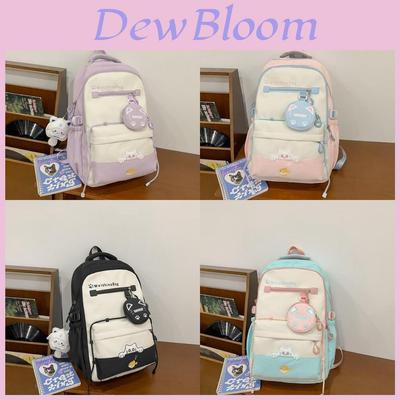 Mädchen Nylon Schulrucksack Mit Design Für Mittelschule Tägliche Nutzung