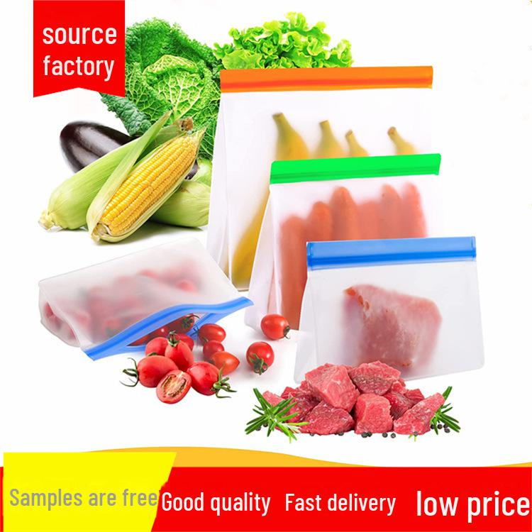 

Пакеты для хранения пищевых продуктов PEVA 3D: Удобное хранение закусок в холодильнике.