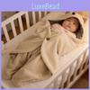 Saco de Dormir Swaddle para Bebê com Material de Lã de Cordeiro Pelúcia para Conforto de Recém-Nascido no Outono e Inverno