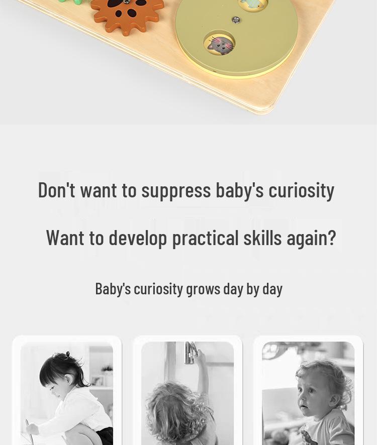 Best-selling Busy Board: Multifunctional Sensory Learning Toy for Children Aged 3-6.
