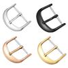New 316L Solid Stainless Steel Watch Buckle Silver Gold Polished Watch Band Strap Clasp 10 12 14 16 18 20 22mm Clock Accessories