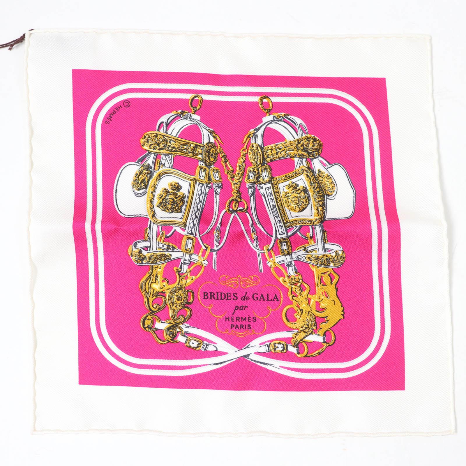 

Pristine HERMES scarf BRIDES de GALA Brides for ceremonies silk Women Used
