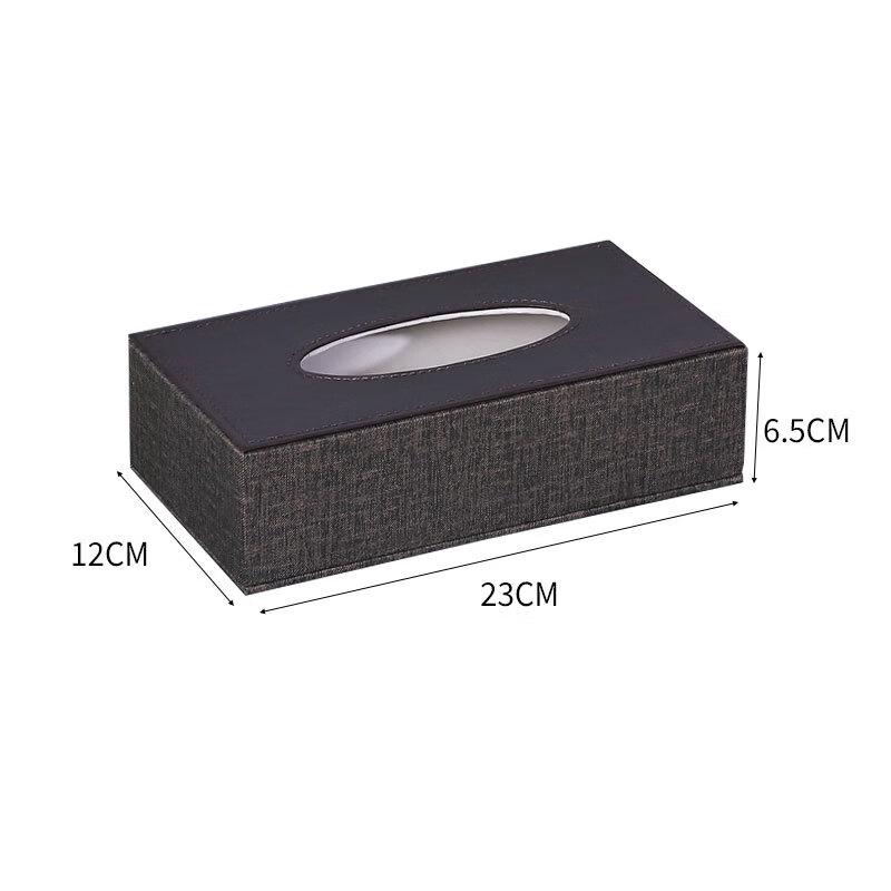 Simple Leather Tissue Box