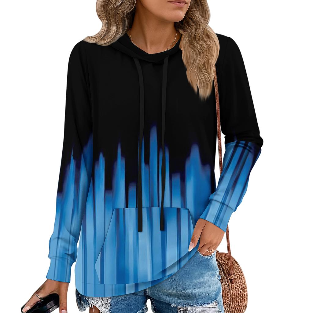 Damen Pullover Hoodies Teenager Mädchen Mode Kapuzensweatshirt Damen Herbst Tunika Top