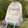 Children's Elementary School Students Junior High School Students High School Students Girls Boys Contrasting Color Large Capacity Backpack