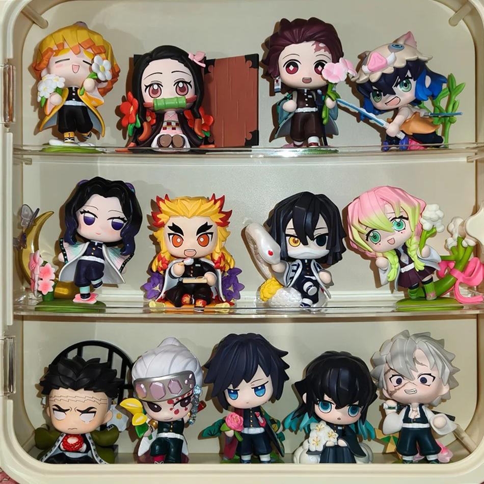 New Demon Slayer Mystery Box Anime Mystery Figures Blind Box Kamado Nezuko Tanjirou Hashibira Inosuke Surprise Box Birthday Gift